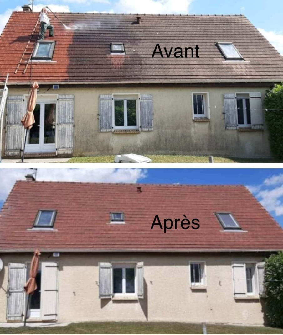 pendant travaux toiture de JP Couvreur Antibes
